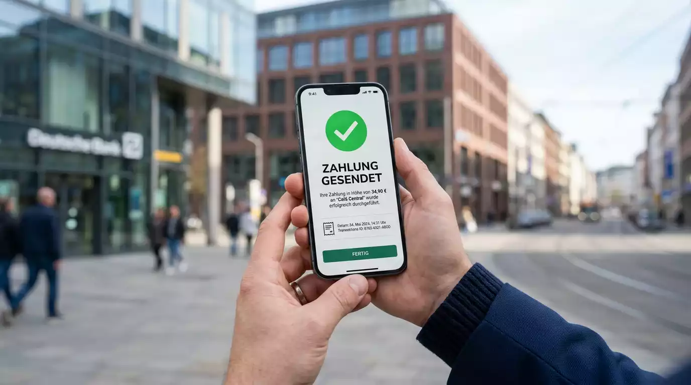 Wero als europäische Zahlungslösung – Smartphone mit Echtzeit-Überweisung